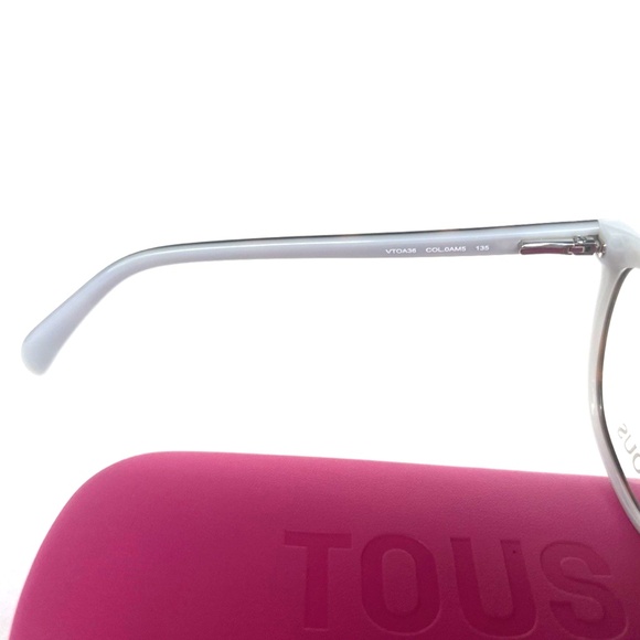 New TOUS Frames Tortoise Over Gray Eyeglasses Acetate VTOA36 0AM5 53 16 135 - Picture 6 of 14